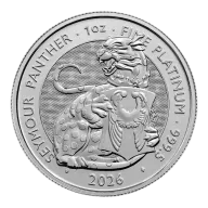 2026 1 oz United Kingdom Tudor Beast "The Seymour Panther" Platinum Bullion Coin