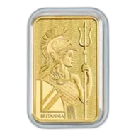 Pre-Owned The Royal Mint Britannia 'Little Treasures' 5g Gold Bar