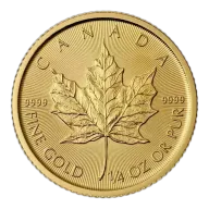 1/4 oz Maple Leaf Gold Coin