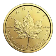 1/2 oz Maple Leaf Gold Coin
