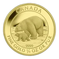 1/4 oz Wildlife Gold Coin