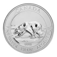 2013 1.5 oz Canada Wildlife Series - Polar Bear Silver Coin