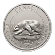 1.5oz RCM Silver Polar Bear - 2013