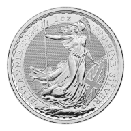 1oz The Royal Mint Britannia Fine Silver Coin - King Charles III Effigy 999