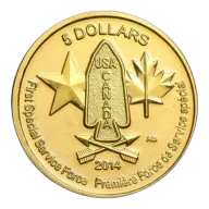 1/10 oz Devil's Brigade Gold Coin