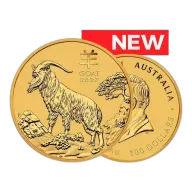 1oz Gold Coin 2027 - Year of the Goat - Perth Mint