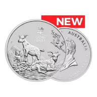 5oz Silver Coin - 2027 Year of the Goat - Perth Mint