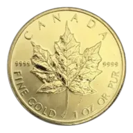 Pre-Owned 1 oz Maple Leaf Gold Coin