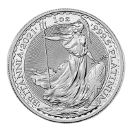 Any Year 1oz British Platinum Britannia Coin