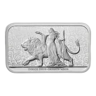 Pre-Owned The Royal Mint Una and The Lion 1oz Silver Bar in Assay Card - Mixed Designs