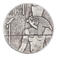 Pre-Owned 2016 Republic of Chad Egyptian Relic Horus 2oz Silver Coin - VAT Free