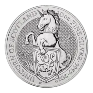 Pre-Owned 2019 UK Queen's Beasts The Unicorn 10oz Silver Coin - VAT Free