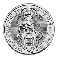 2019 2 Oz Silver Great Britain Queen's Beasts (Yale) - BU