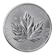 2026 5 oz Canadian Silver Grand Maple Leaf Coin BU