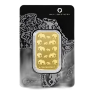 1 oz Gold Bar | Loxodonta Africana | Rand Refinery | QR Code