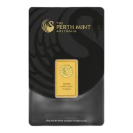 5g Perth Mint Kangaroo Gold Minted Bar 99.99%
