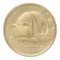 1987 1 oz Gold China Panda BU (Sealed)
