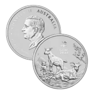 2027 1 2 oz Australian Silver Lunar Goat Coin - Lunar Series III