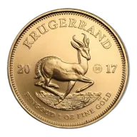 Pre-Owned 2017 South African Krugerrand 50th Anniversary 1oz Gold Coin