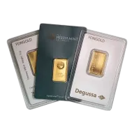 10 Gram Gold Bullion Bar - Various Brands (Pre-Owned in Good Condition)