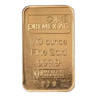 Pre-Owned 1/10 oz Gold Bar