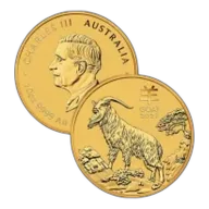 2027 10 oz Australian Gold Lunar Goat Coin - Lunar Series III