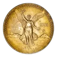 1981 Gold Libertad 0.25 Ounce Bullion Coin Mexican Mint - Pre-Owned