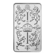 Pre-Owned The Royal Mint Royal Celebration 10oz Silver Bar