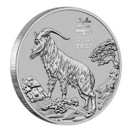 1 oz - Perth Mint Lunar Goat Platinum Coin (Year 2027)
