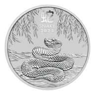 1 oz Perth Mint Lunar Snake Silver Coin