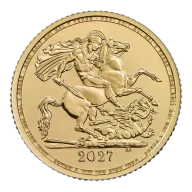 2027 Half Sovereign Gold Coin - King Charles III