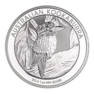 2014 1 oz Australian Kookaburra Silver Coin