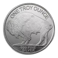 Buffalo Round Silver 1 oz.