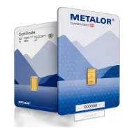 1g Metalor Investment Gold Bar