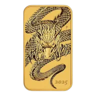2025 Australian 1oz Gold Dragon Rectangular Coin