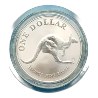 1993 Silver Kangaroo Dollar Australia Bullion Coin (#632)