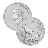 2027 Kilo Australian Silver Lunar Goat Coin - Lunar Series III