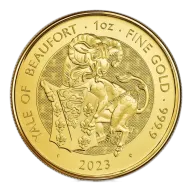 1oz Gold Tudor Beast Yale Of Beaufort (2023)
