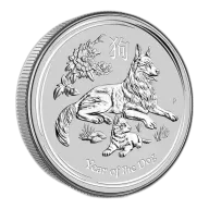 1kg Silver Investment Coin Year Of the Dog (2018)