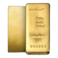 1 Kilo Metalor Gold Bar