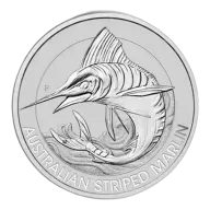 2020 1.5 Oz Australia Striped Marlin Silver Coin - BU