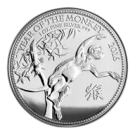 1oz Silver Royal Mint Lunar Year Of The Monkey (2016)