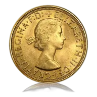 Gold Sovereign Queen Elizabeth Young Head (1957-1968)