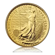 1/10 oz Gold Royal Mint Britannia Queen Elizabeth ll (2022)