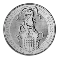 10 oz Silver Queens Beast Yale Of Beaufort (2020)