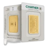 1 oz C.Hafner Gold Bar