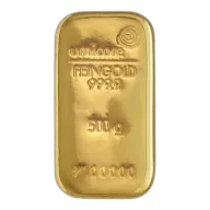 500g Umicore Investment Gold Bar (999.9)