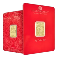 5g The Royal Mint Gold Bar