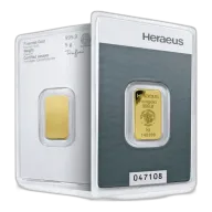 5g Heraeus Investment Gold Bar (999.9)