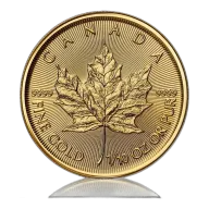 1/10th Oz Gold Canadian Maple Leaf (2025)